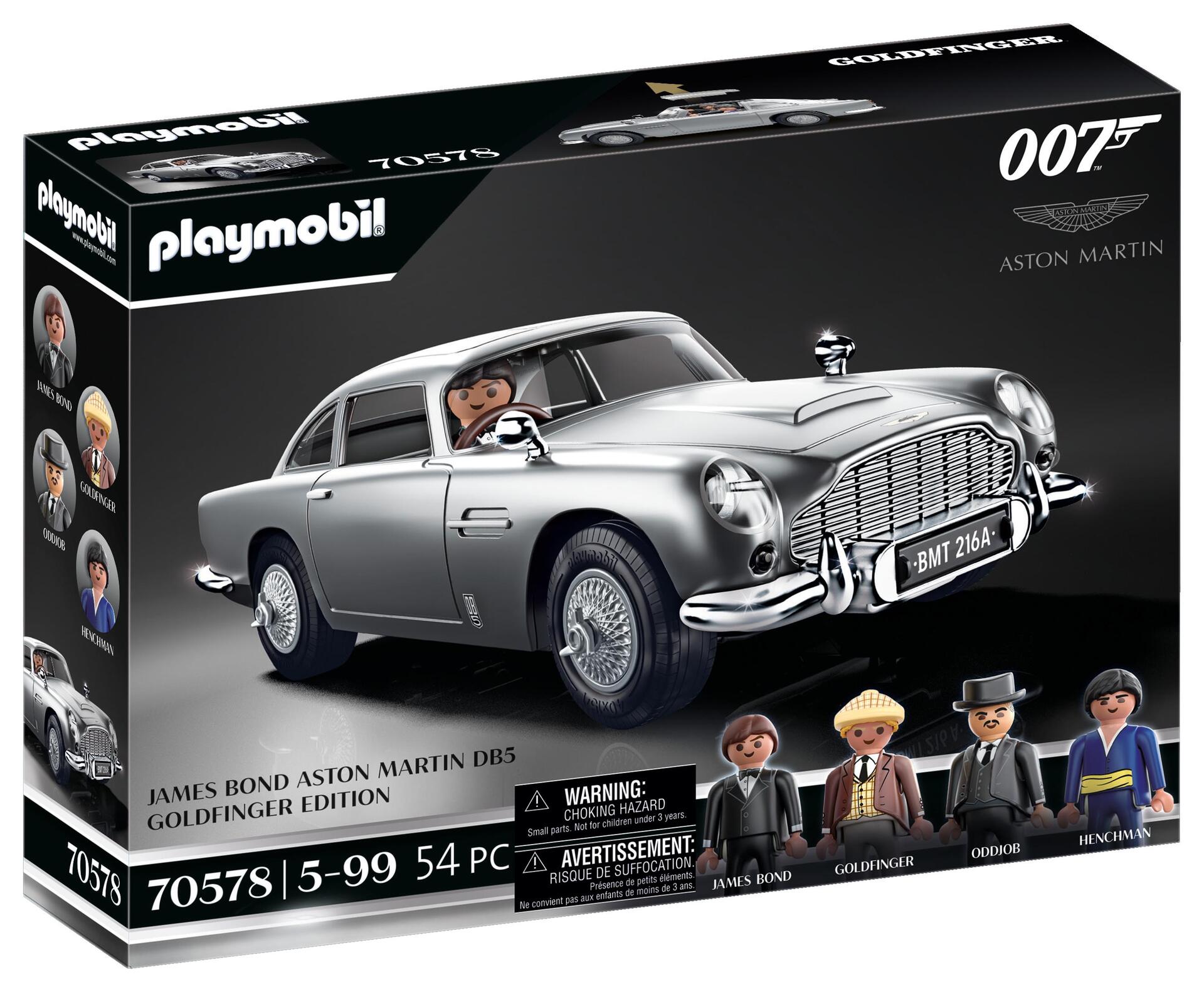 PLAYMOBIL 70578 James Bond Aston Martin DB5 – Edition Goldfinger - James Bond - Movie Cars - voiture