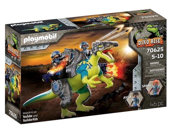 PLAYMOBIL 70625 Spinosaure et combattants - Dino Rise - dinosaure combat