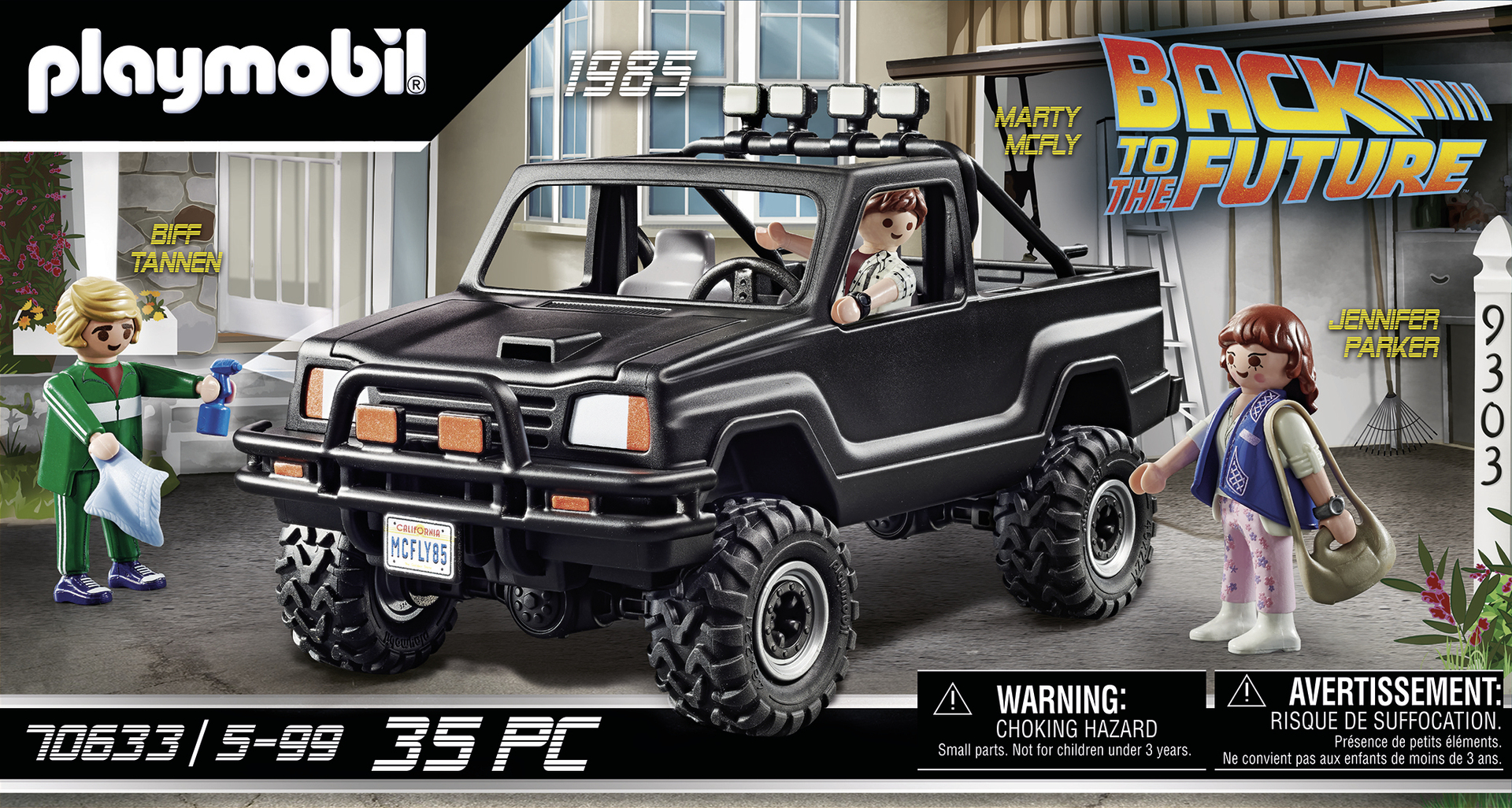 PLAYMOBIL 70633 Back to the Future - Pick-up de Marty- Back to the futur - #PlaymoPourLesGrands Reto