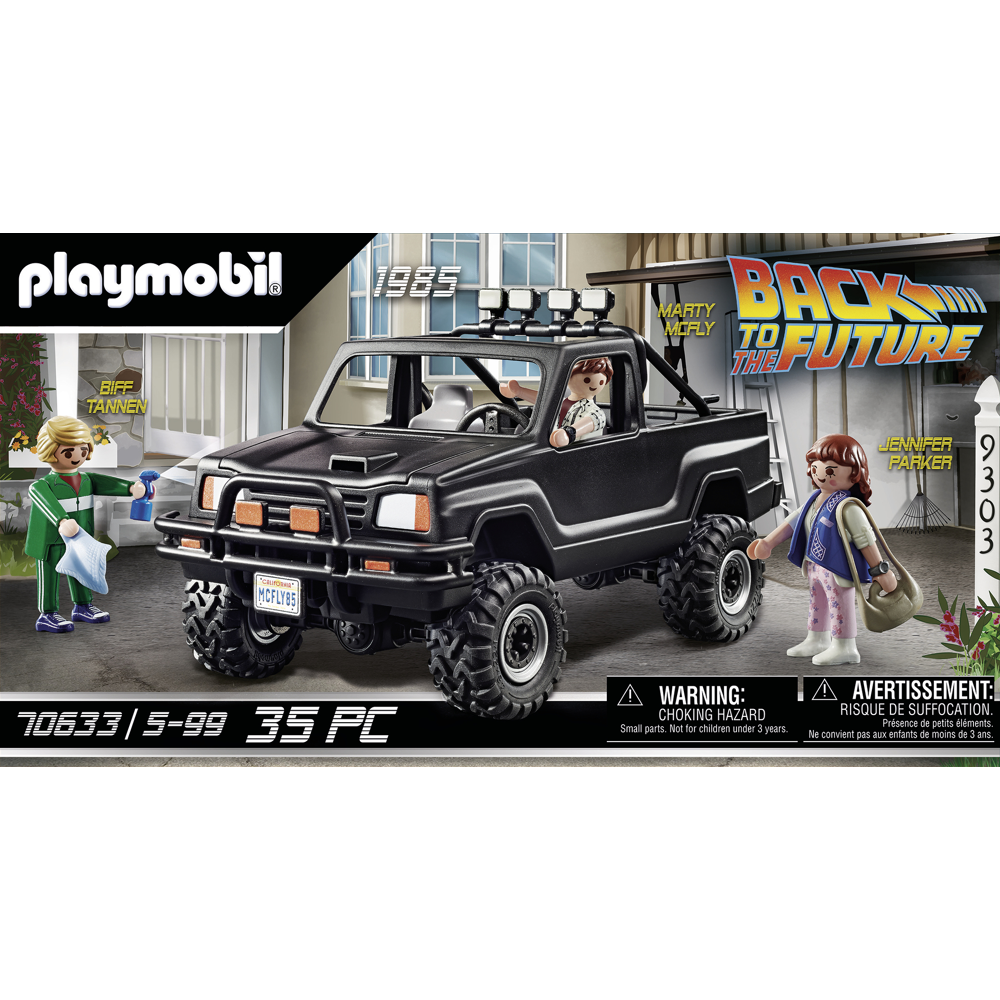 PLAYMOBIL 70633 Back to the Future - Pick-up de Marty- Back to the futur - #PlaymoPourLesGrands Reto