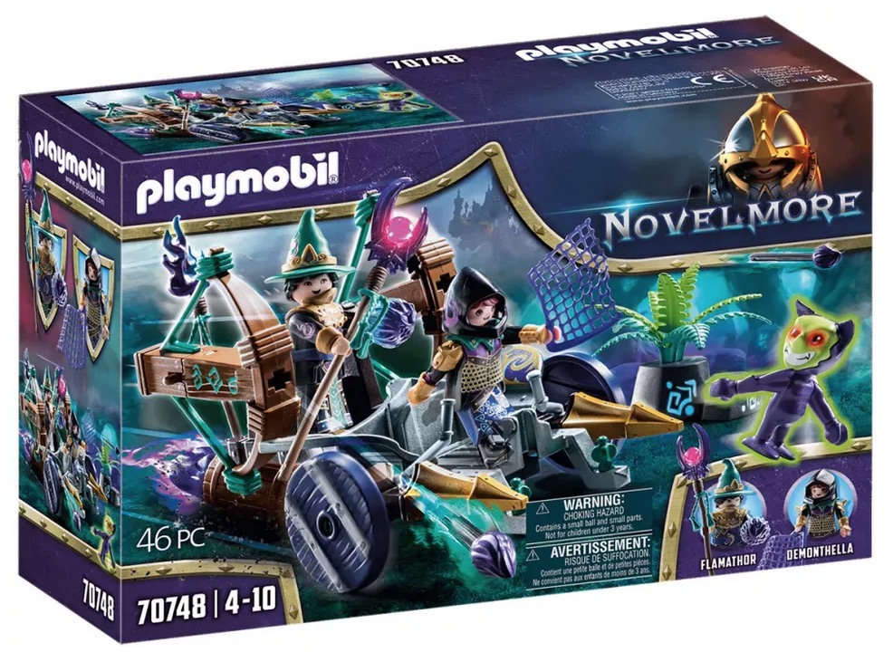 PLAYMOBIL 70748 Violet Vale - Véhicule catapulte- Novelmore - aventure sorciers