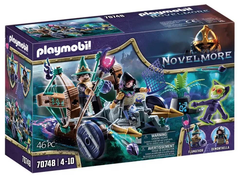 PLAYMOBIL 70748 Violet Vale - Véhicule catapulte- Novelmore - aventure sorciers