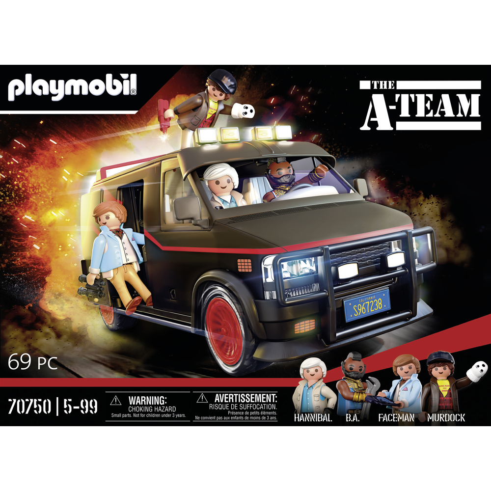 PLAYMOBIL 70750 Le Fourgon de l'Agence tous risques - Agence tous risques - Movie Cars - voiture ico