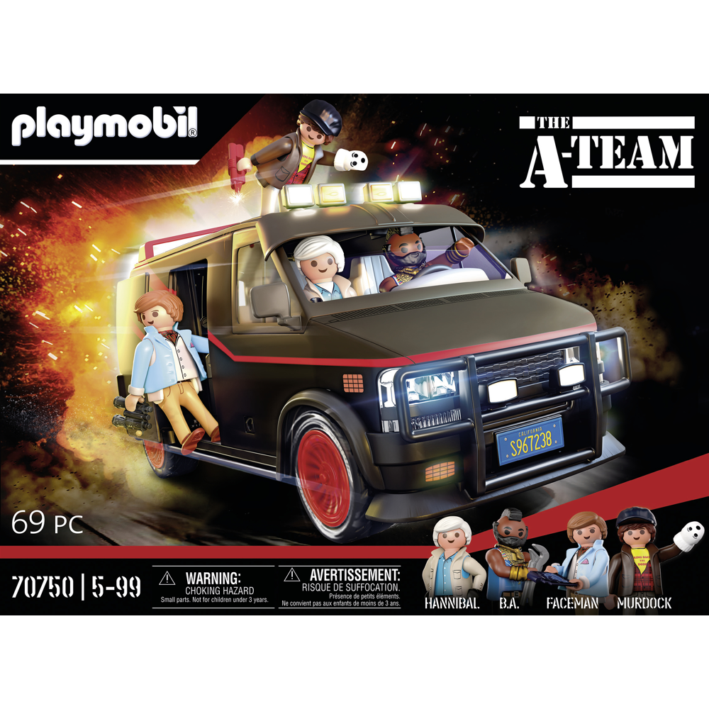 PLAYMOBIL 70750 Le Fourgon de l'Agence tous risques - Agence tous risques - Movie Cars - voiture ico