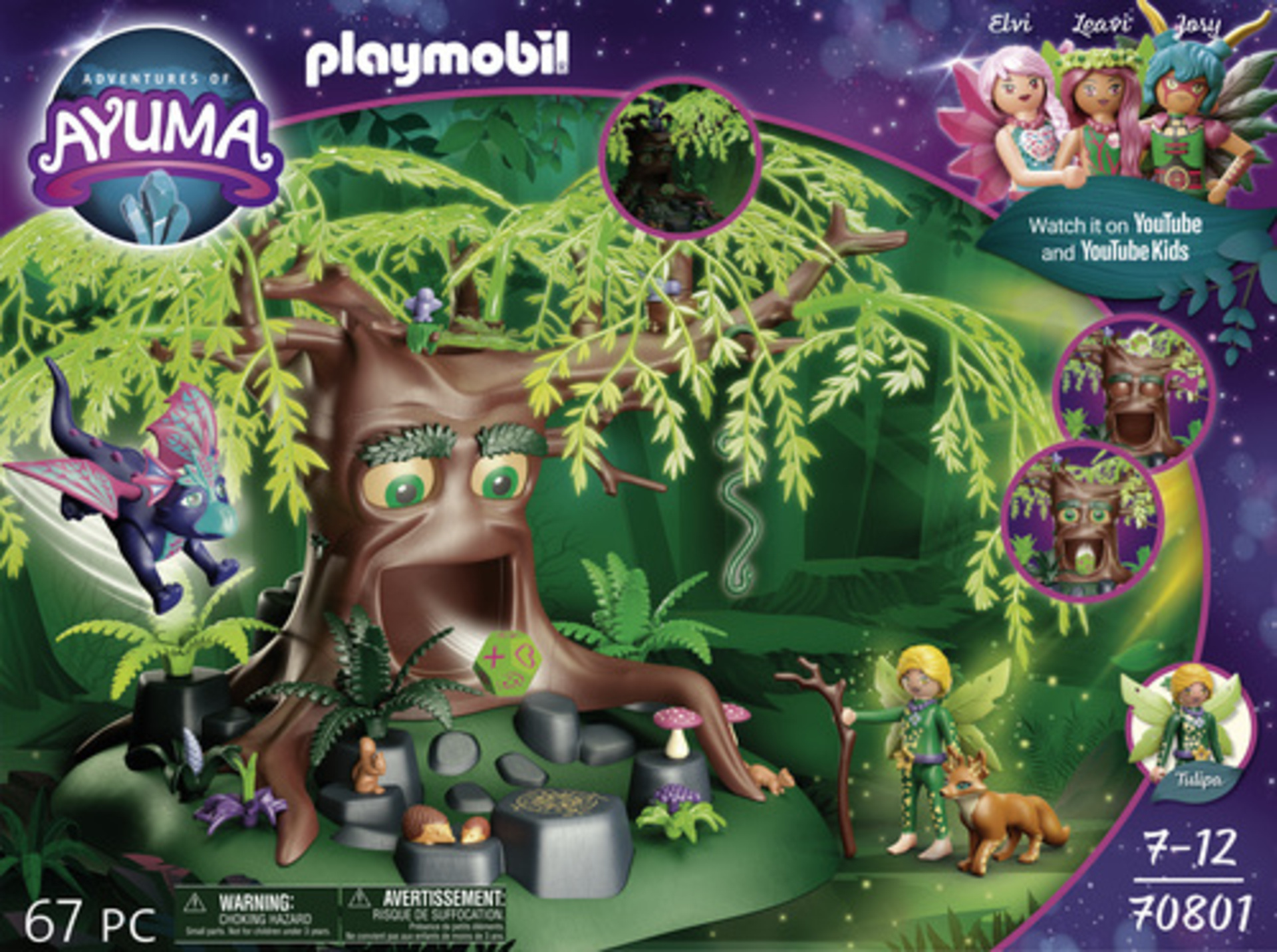 PLAYMOBIL 70801 Arbre de la sagesse- Adventures of Ayuma - Place à la magie fée