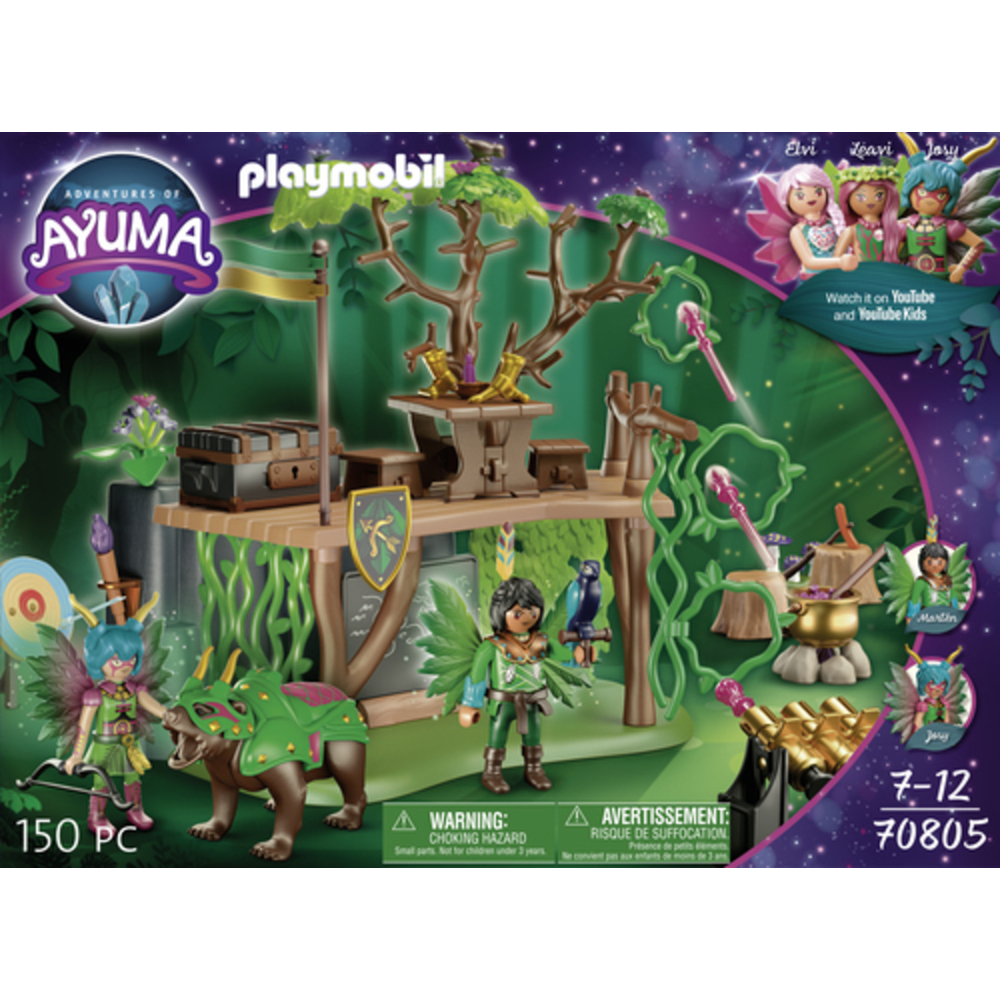 PLAYMOBIL 70805 Camp d'entraînement des fées - Adventures of Ayuma - Place à la magie fée
