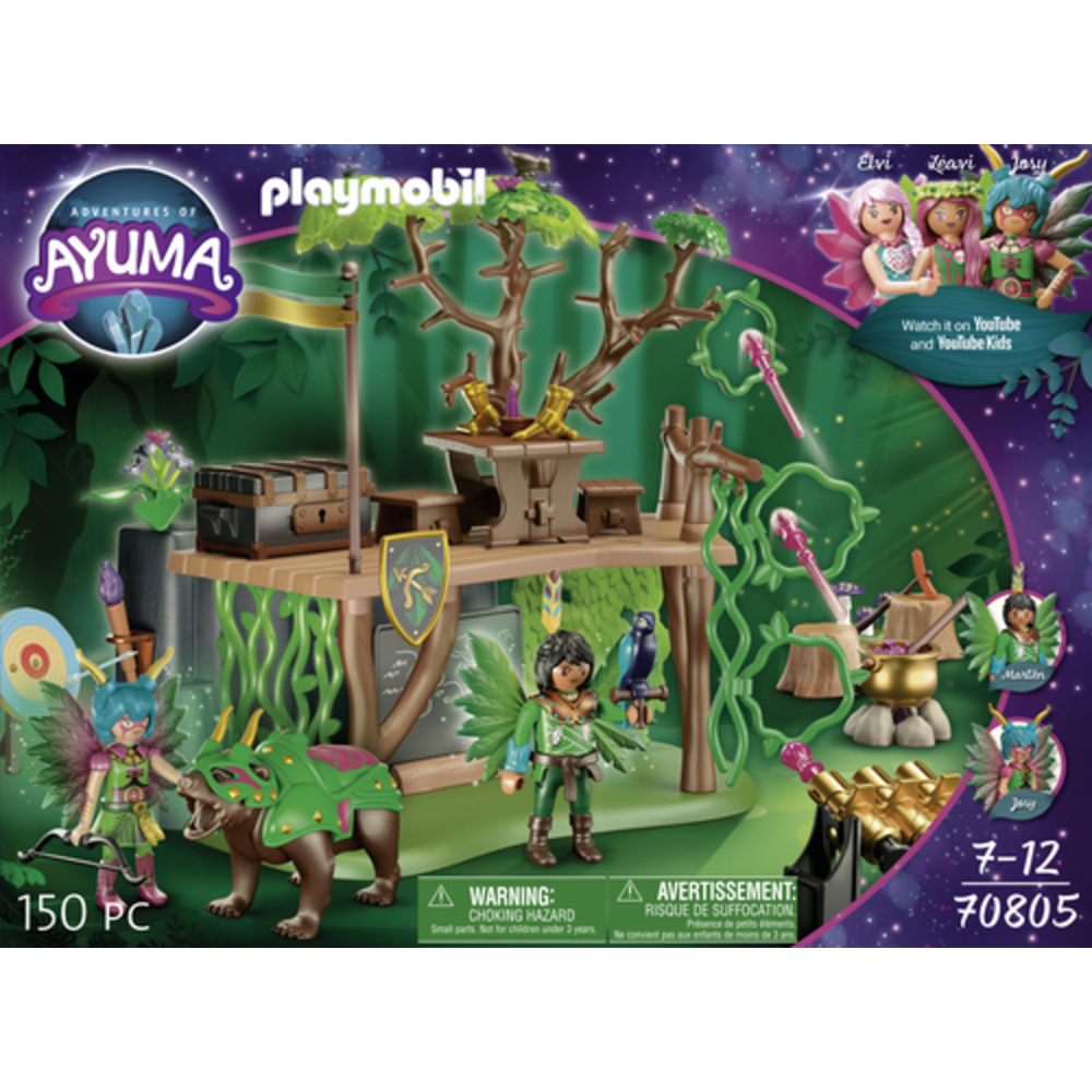 PLAYMOBIL 70805 Camp d'entraînement des fées - Adventures of Ayuma - Place à la magie fée