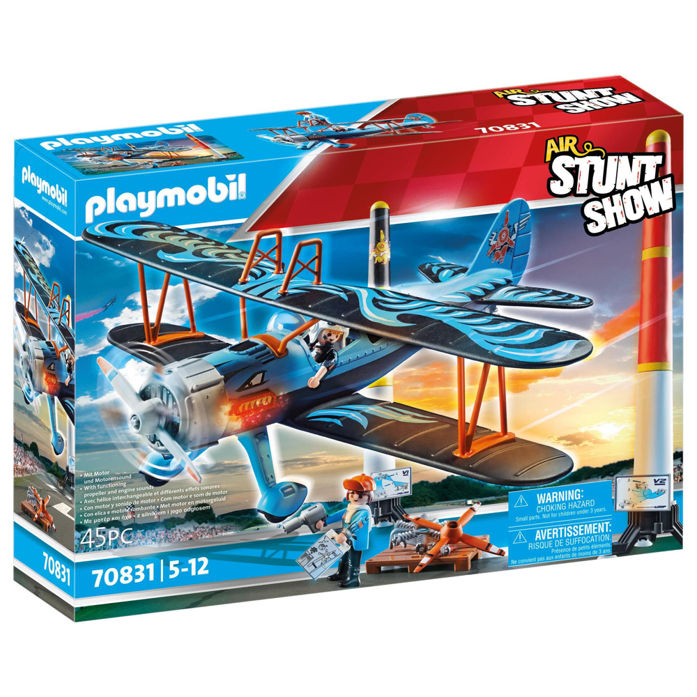 PLAYMOBIL 70831 Air Stuntshow Biplan Phénix- Stuntshow - Stuntshow - cascadeur spectacle