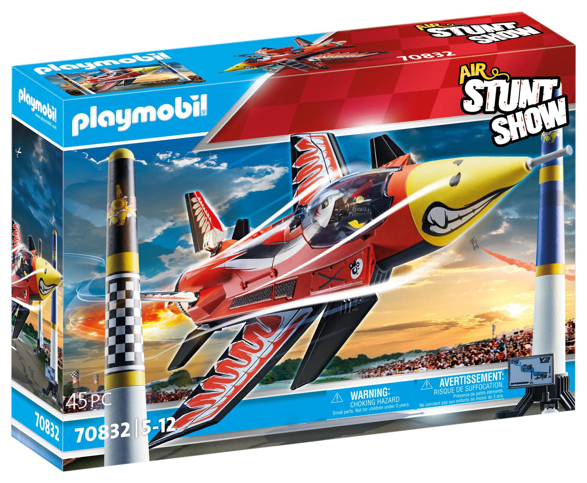 PLAYMOBIL 70832 Air Stuntshow Jet Aigle- Stuntshow - Stuntshow - cascadeur spectacle