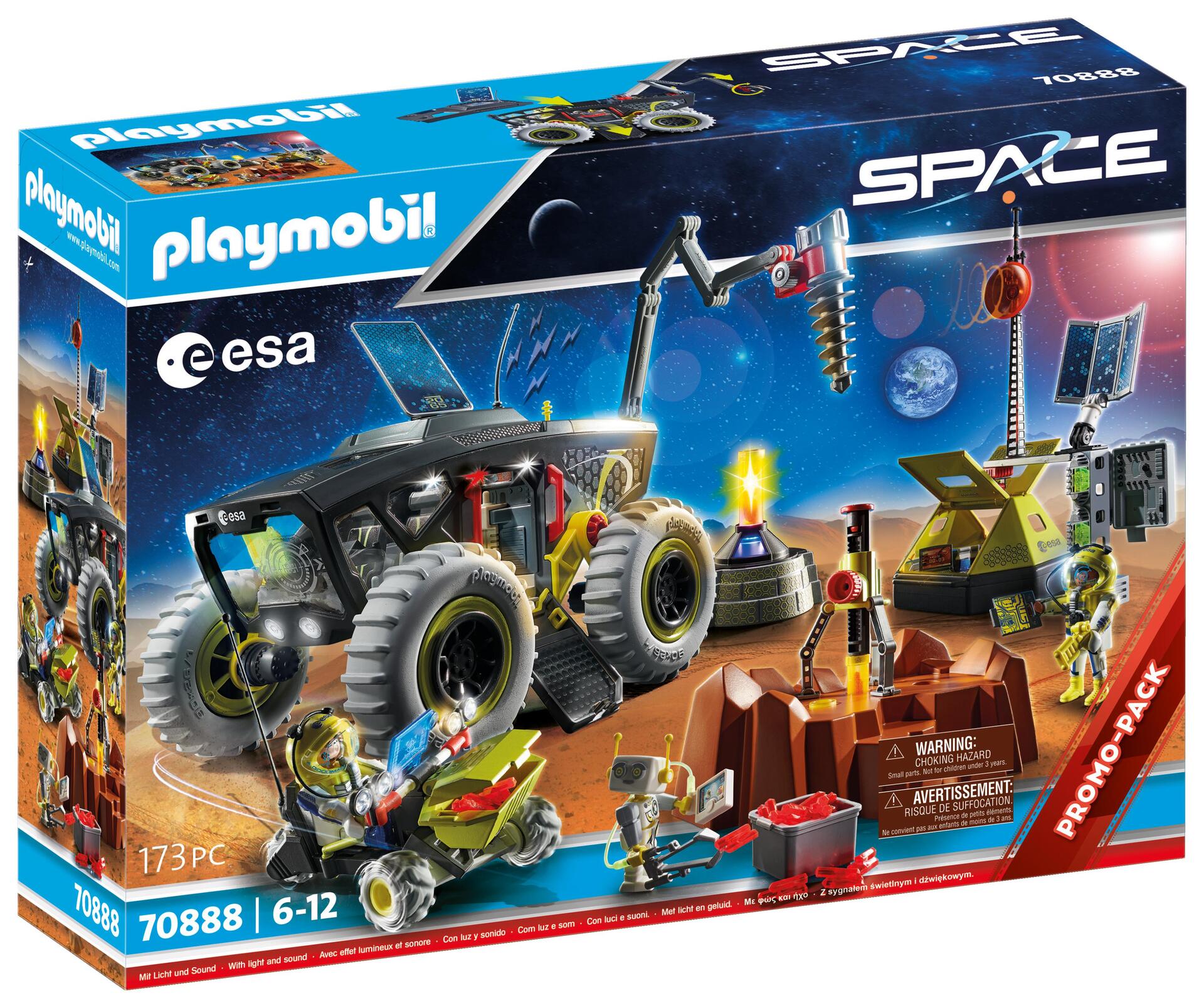 PLAYMOBIL 70888 Unité mobile spatiale avec astronautes et navette - Space - L'espace - Promo-pack co