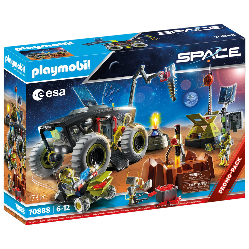 PLAYMOBIL 70888 Unité mobile spatiale avec astronautes et navette - Space - L'espace - Promo-pack co