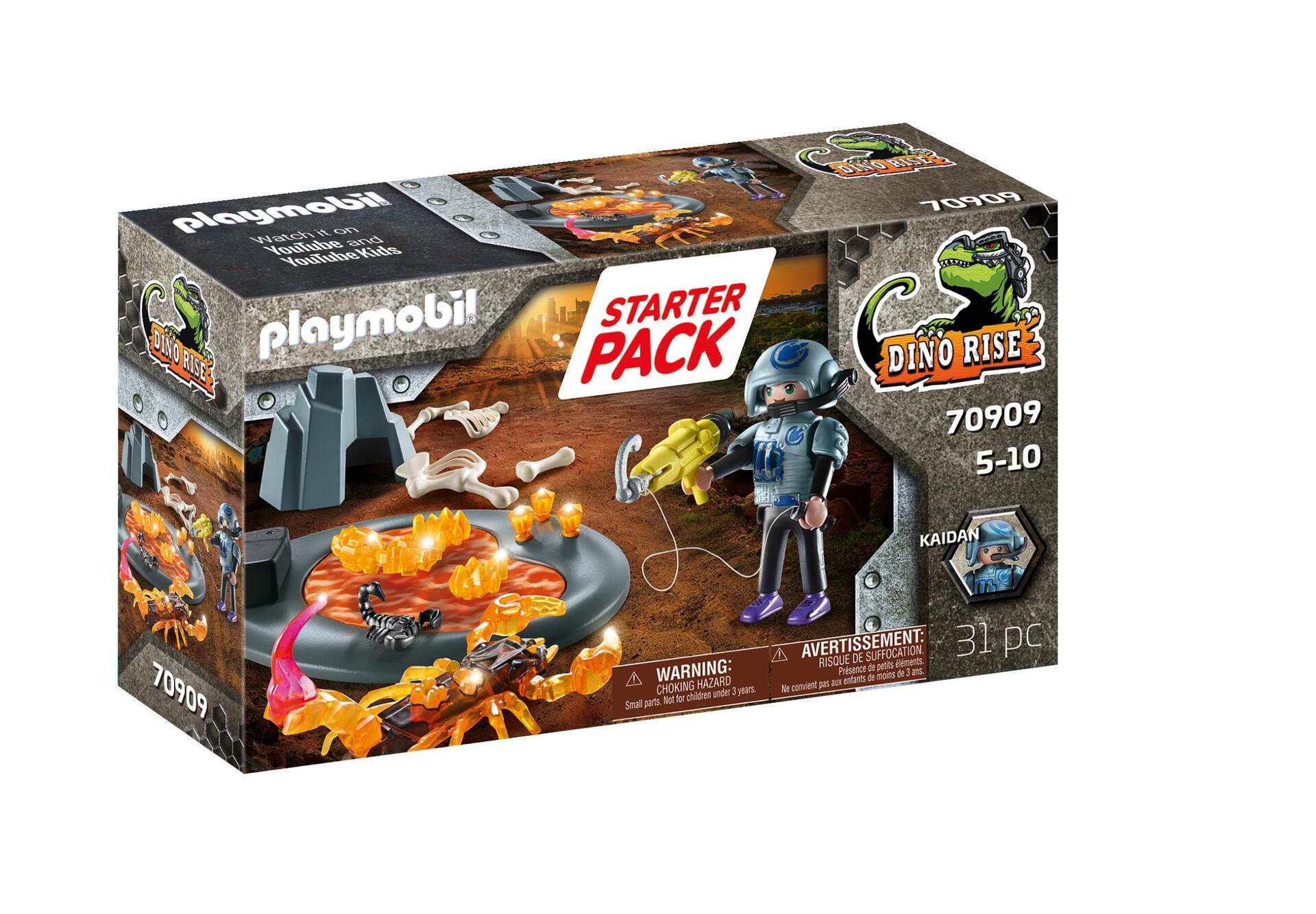 PLAYMOBIL 70909 Starter Pack Agent avec Scorpion de feu - Magic - L'espace - coffret découverte idée