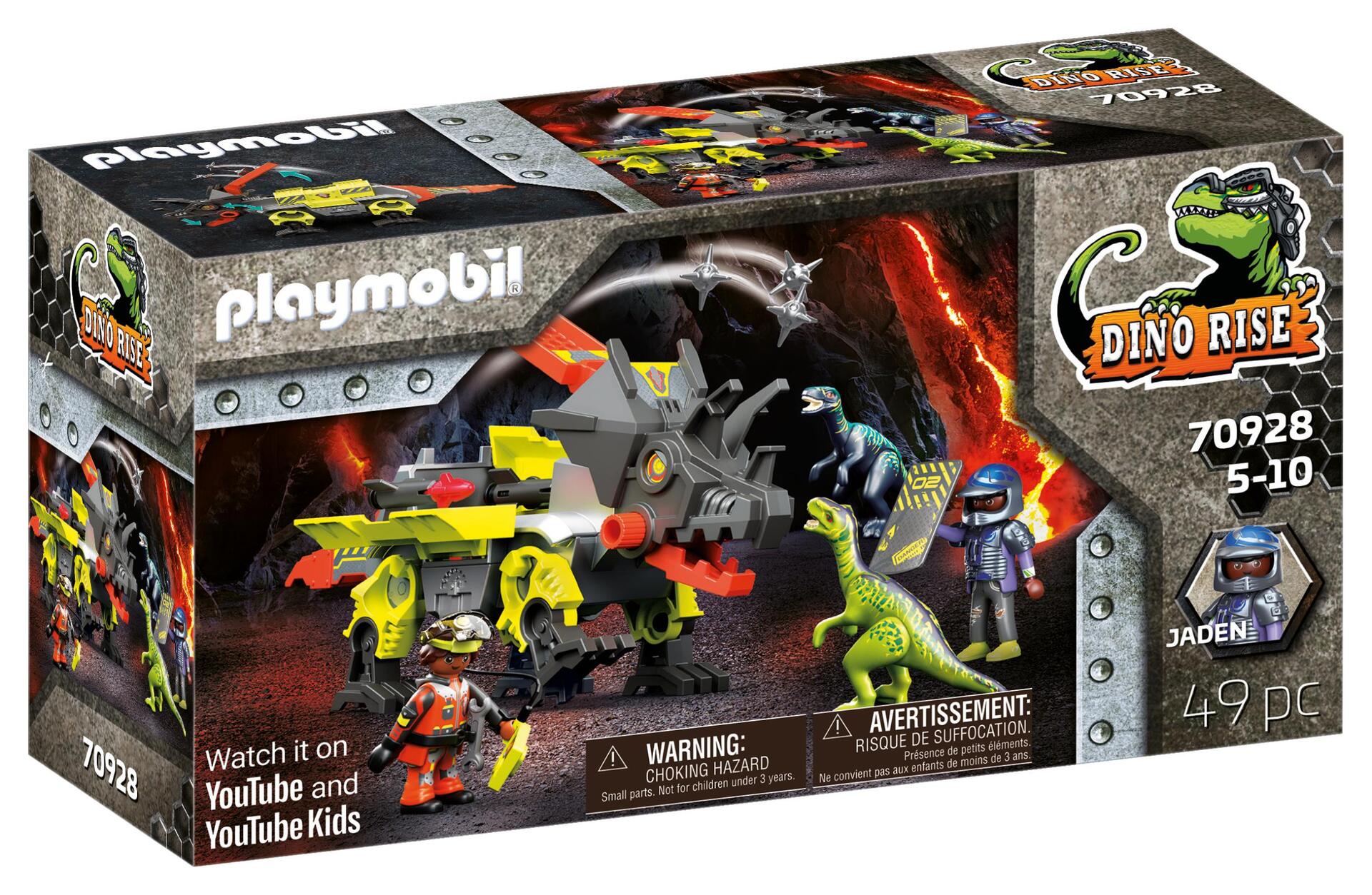 PLAYMOBIL 70928 Robo-Dino de combat - Dino Rise - Dino Rise - dinosaure comet corp