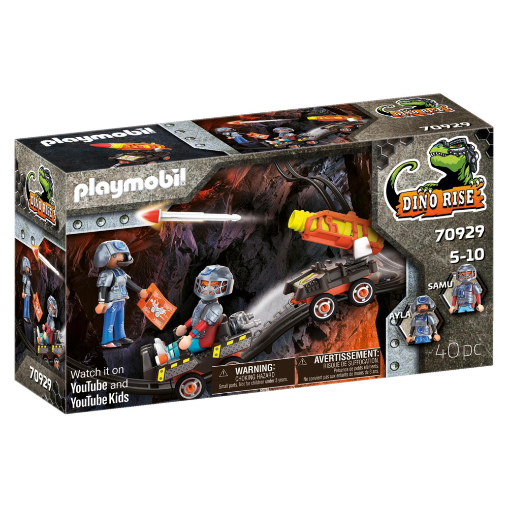 PLAYMOBIL 70929 Véhicule de tir pour Dino Mine - Dino Rise - Dino Rise - dinosaure comet corp