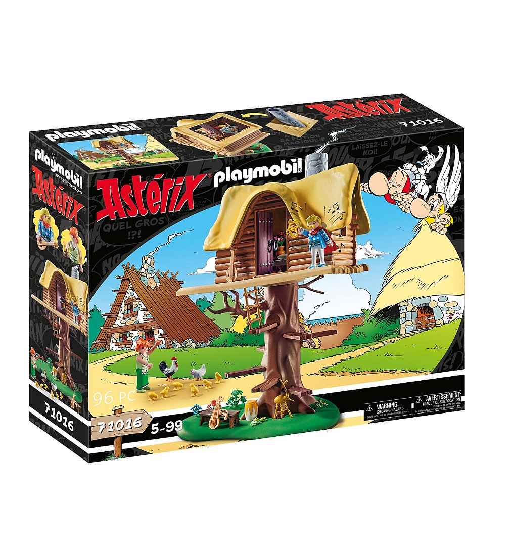 PLAYMOBIL 71016 Astérix : La hutte d'Assurancetourix- Astérix - contient le barde Assurancetourix et