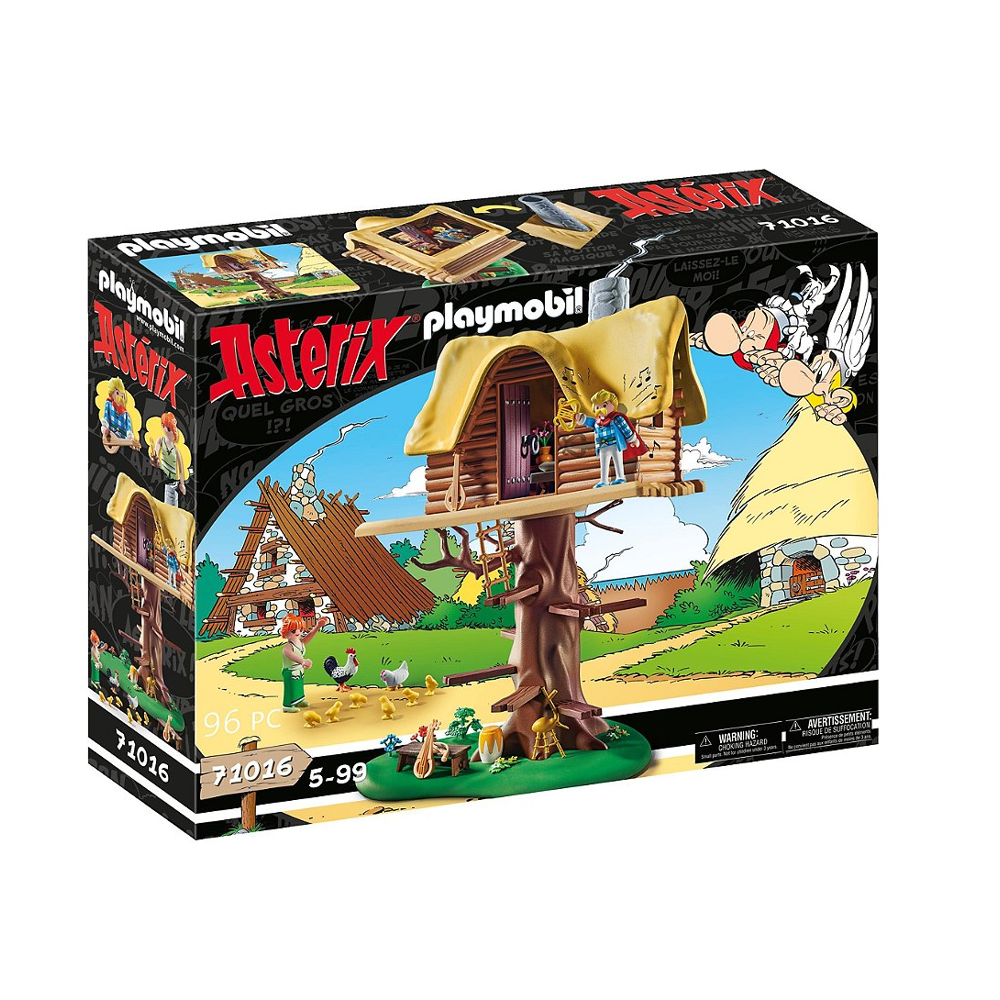PLAYMOBIL 71016 Astérix : La hutte d'Assurancetourix- Astérix - contient le barde Assurancetourix et