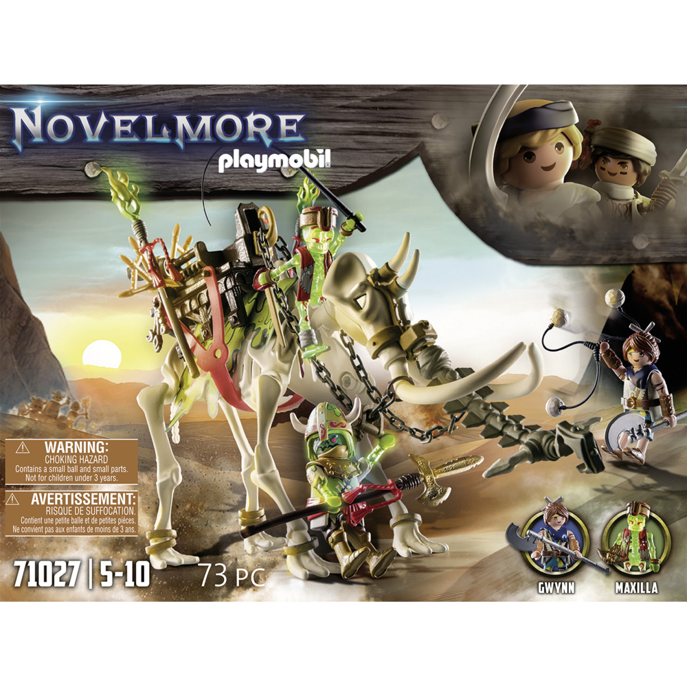 PLAYMOBIL 71027 Sal'ahari Sands - Attaque squelette de mammouth - - Novelmore - squelette aventure