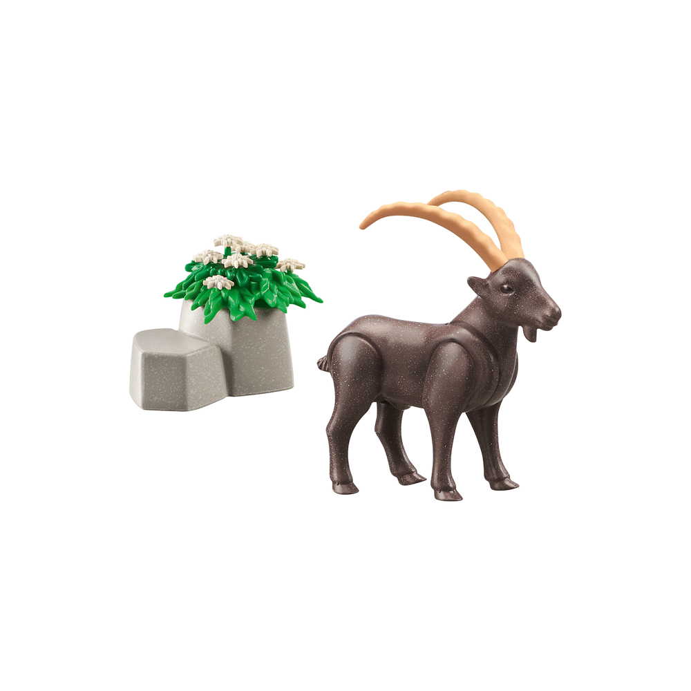 PLAYMOBIL 71050 Bouquetin - Wiltopia - 80% de Matériaux recyclés ou biosourcés en moyenne - animaux