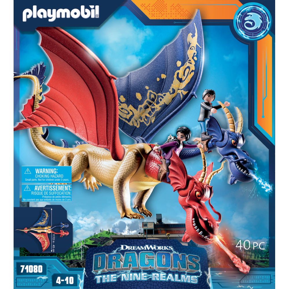 PLAYMOBIL 71080 Dragons Nine Realms: WuWei & Jun- - Dragons Nine Realms - aventure héros