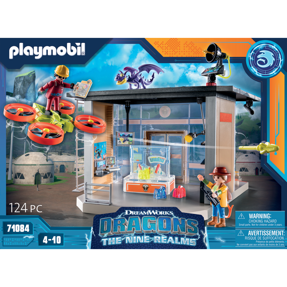 PLAYMOBIL 71084 Dragons Nine Realms: Icaris Lab- - Dragons Nine Realms - aventure héros