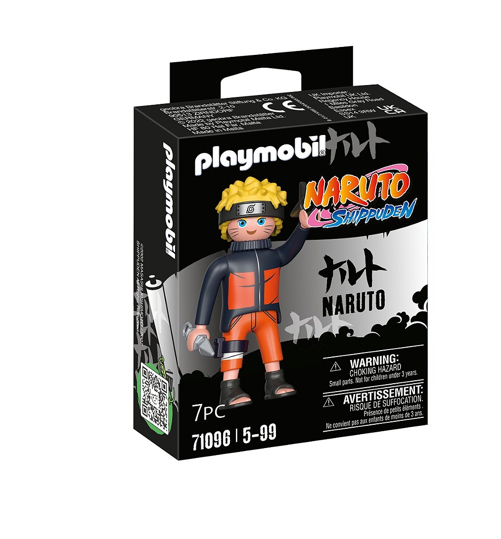 PLAYMOBIL 71096 Naruto- Shippuden - Ninja - héros issu de la série d'anime - pour reconstituer des s