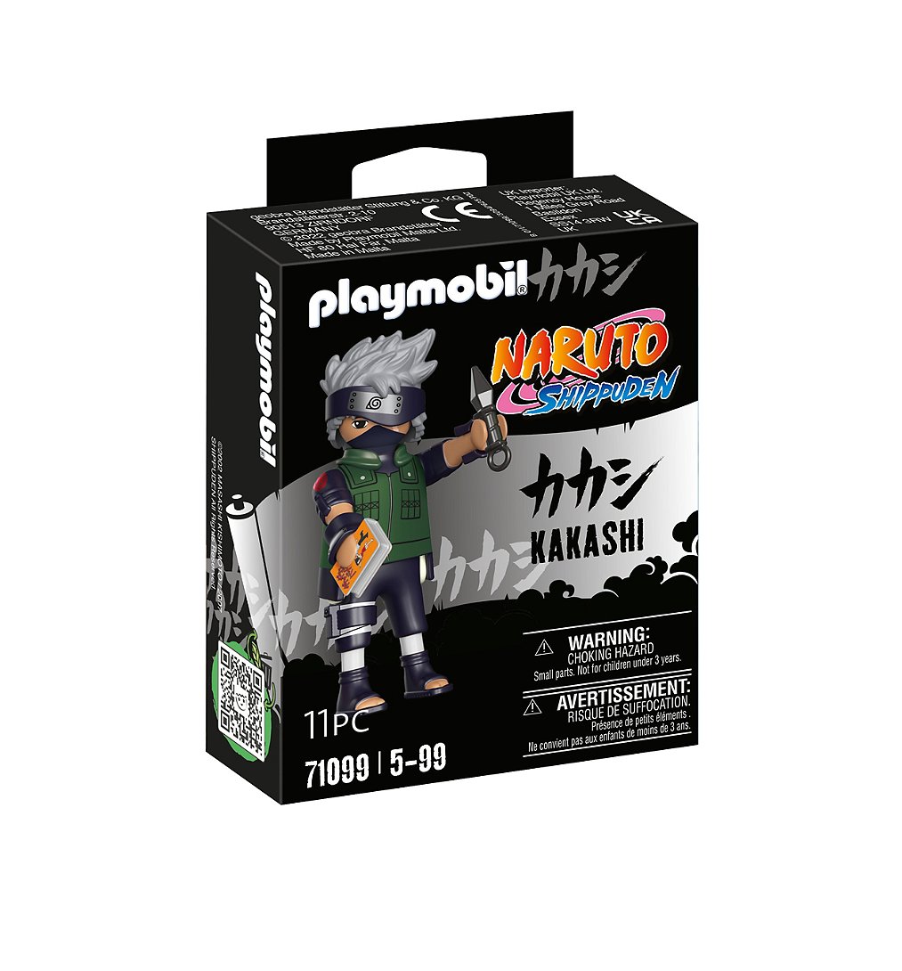 PLAYMOBIL 71099 Kakashi- Naruto - Shippuden - héros issu de la série d'anime - pour reconstituer des