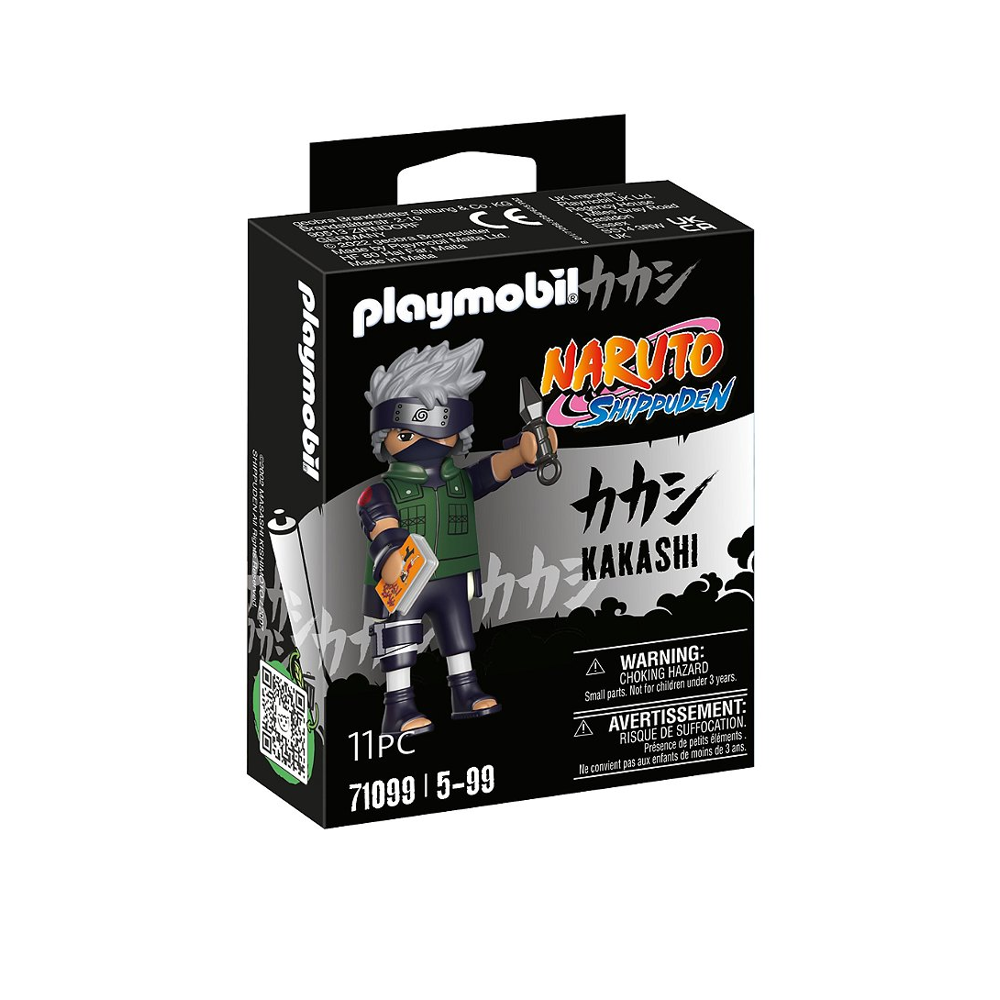 PLAYMOBIL 71099 Kakashi- Naruto - Shippuden - héros issu de la série d'anime - pour reconstituer des