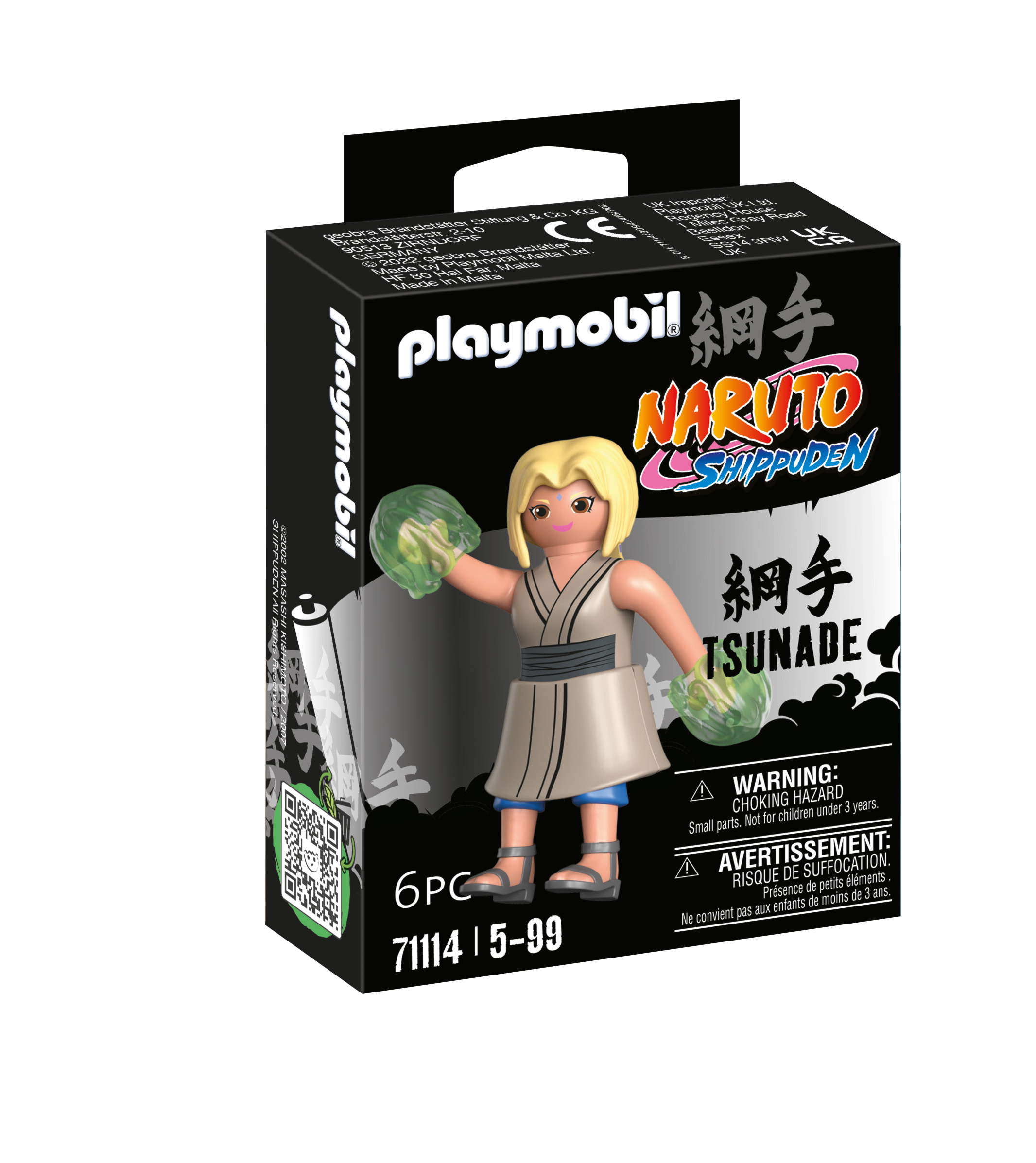 PLAYMOBIL 71114 Tsunade- Naruto - Shippuden - héros issu de la série d'anime - pour reconstituer des