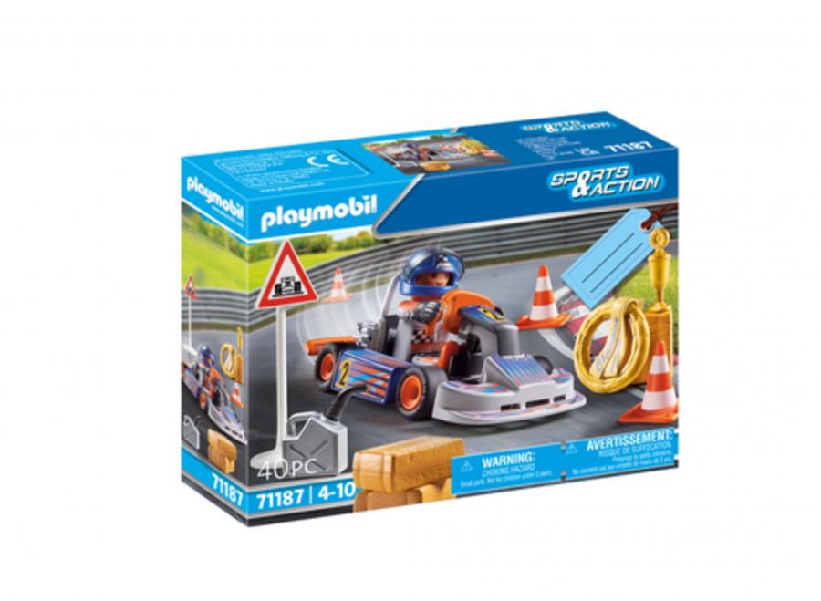 PLAYMOBIL 71187 Pilote de kart - Stunt Show - Stuntshow - Stuntshow Famille & Loisirs