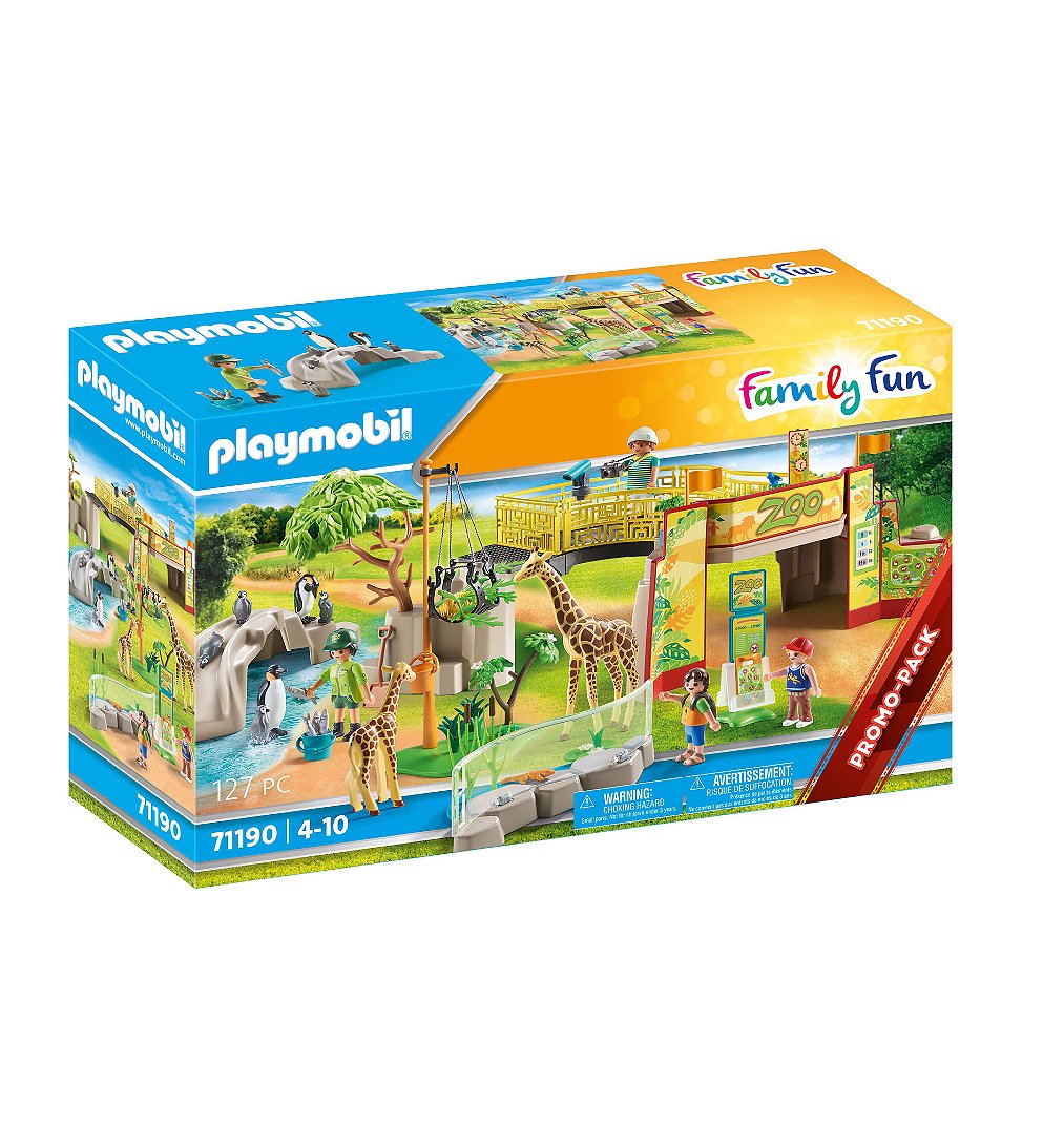 PLAYMOBIL 71190 Ménagerie - Country - Le parc animalier - Animaux sauvages