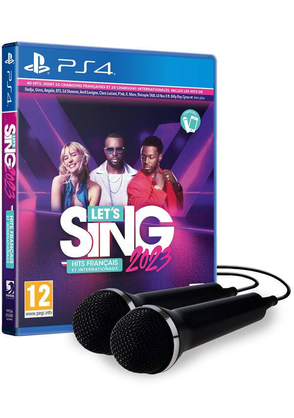 Let's Sing 2023 + 2 Micros (PS4)