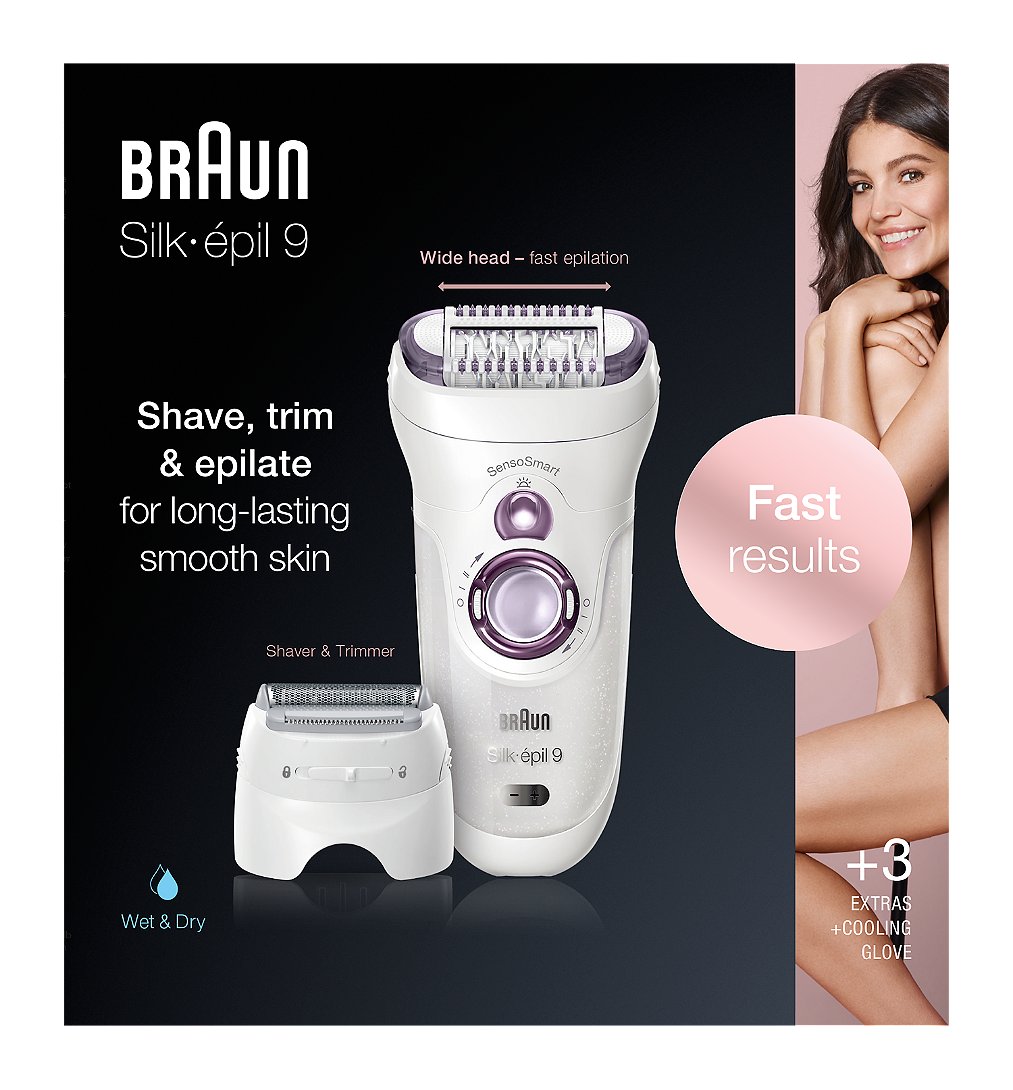 Epilateur électrique Braun Silk Epil 9-710