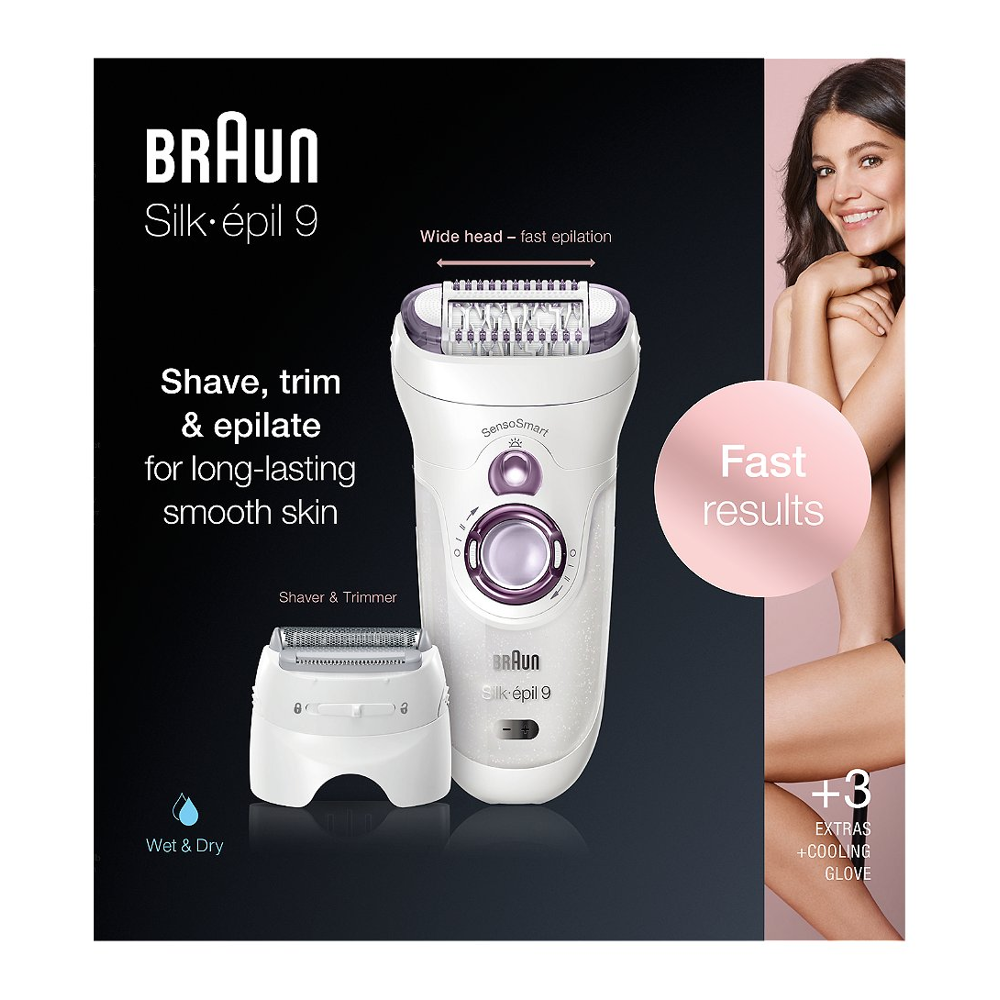 Epilateur électrique Braun Silk Epil 9-710