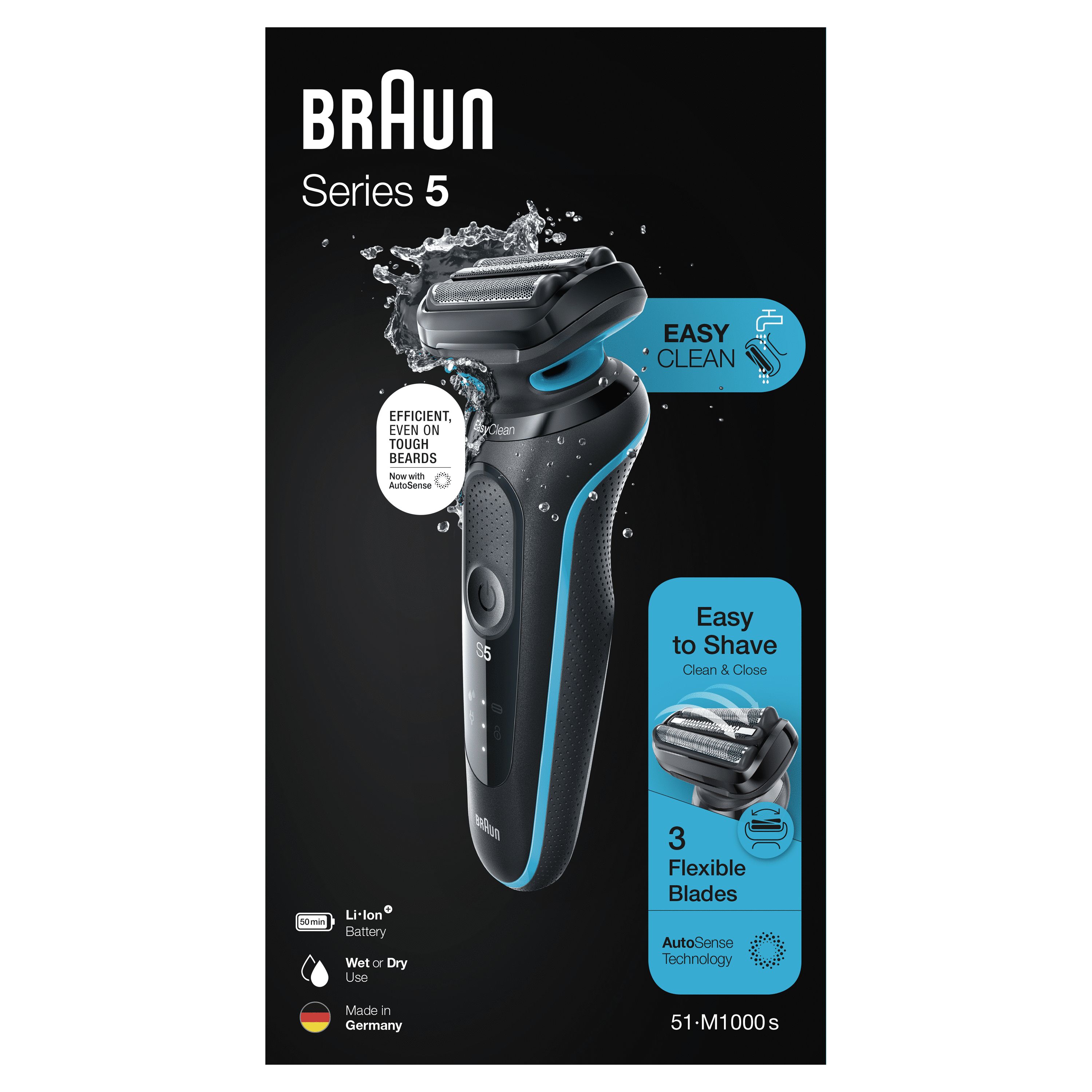Rasoir masculin Braun Series 5 51 M1000s