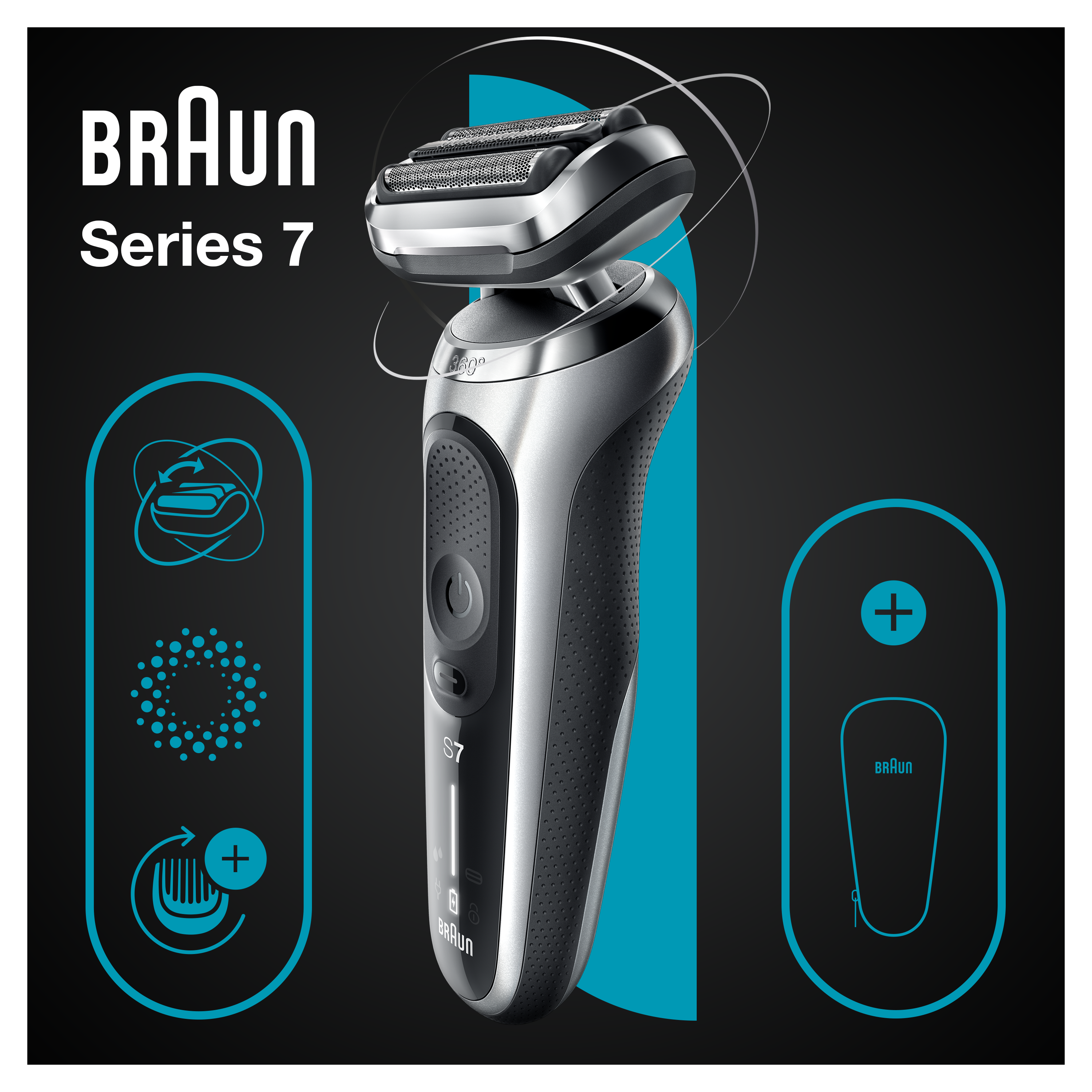 Rasoir masculin Braun Series 7 71-S1000s
