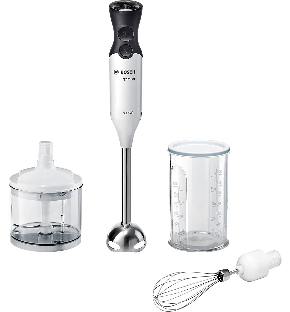 Mixeur plongeant Bosch ErgoMixx MS6CA4150 800 W blanc