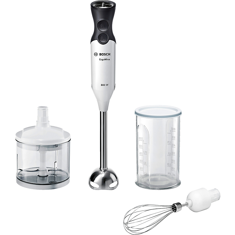 Mixeur plongeant Bosch ErgoMixx MS6CA4150 800 W blanc