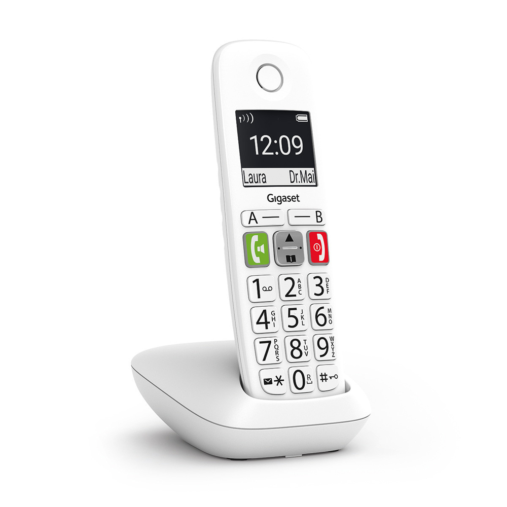 Téléphone fixe Gigaset Blanc E290 Sans Répondeur
