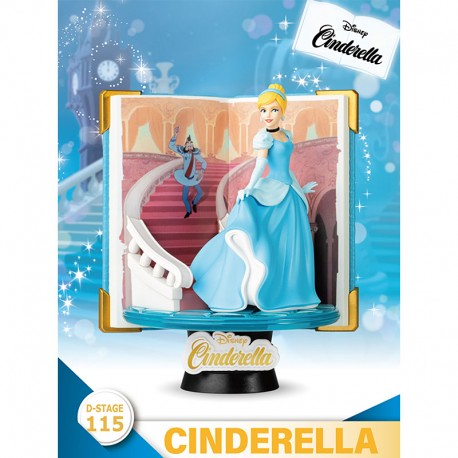 DISNEY - Dstage: Livre d'Histoires - Cendrillon - 13,5 cm