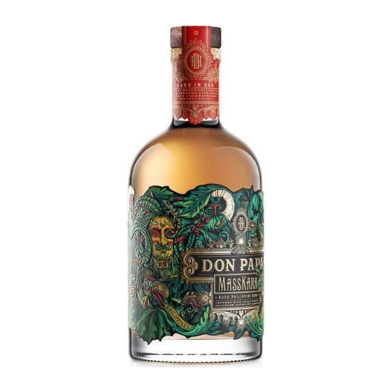Rhum traditionnel Don Papa Masskara - Philippines, 40% vol. - 70 cl
