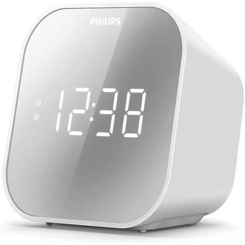 Radio Réveil Écran Finition Miroir Tar440612 Philips