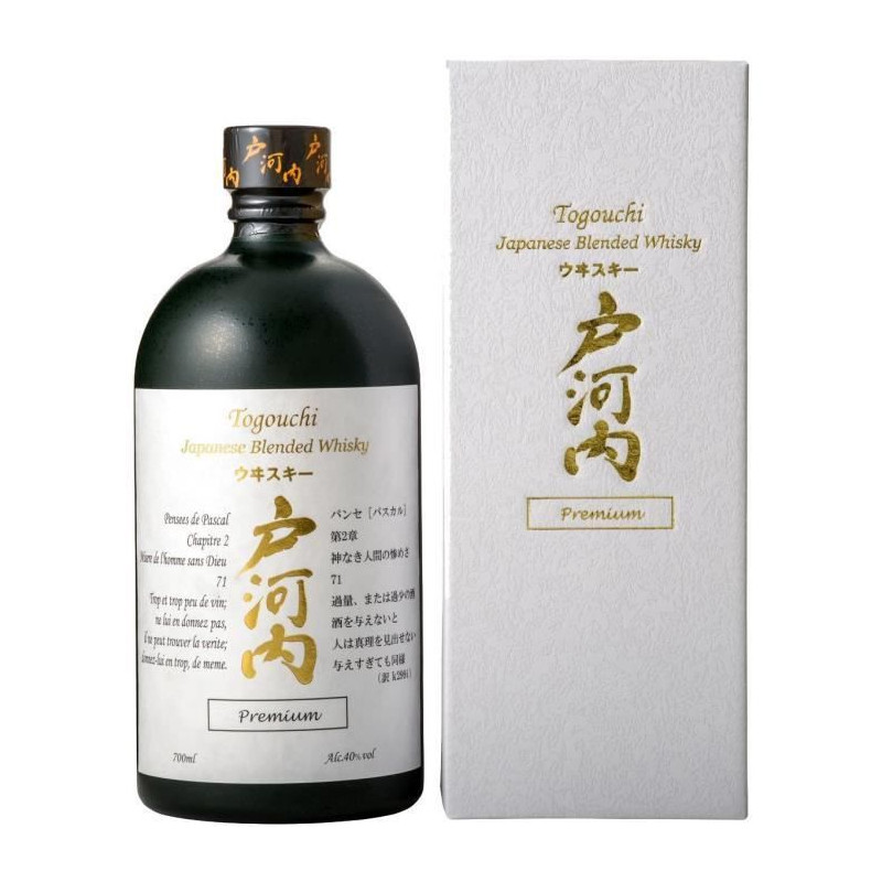 Whisky Blend Togouchi Premium - Japon, 40% vol. - 70 cl