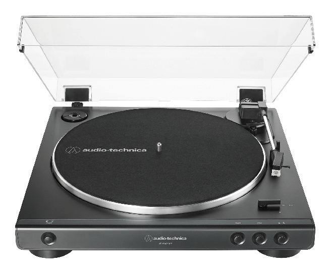 Audio-Technica AT-LP60XUSB Tourne-disque entraîné par courroie Gris, Métallique Complètement automat