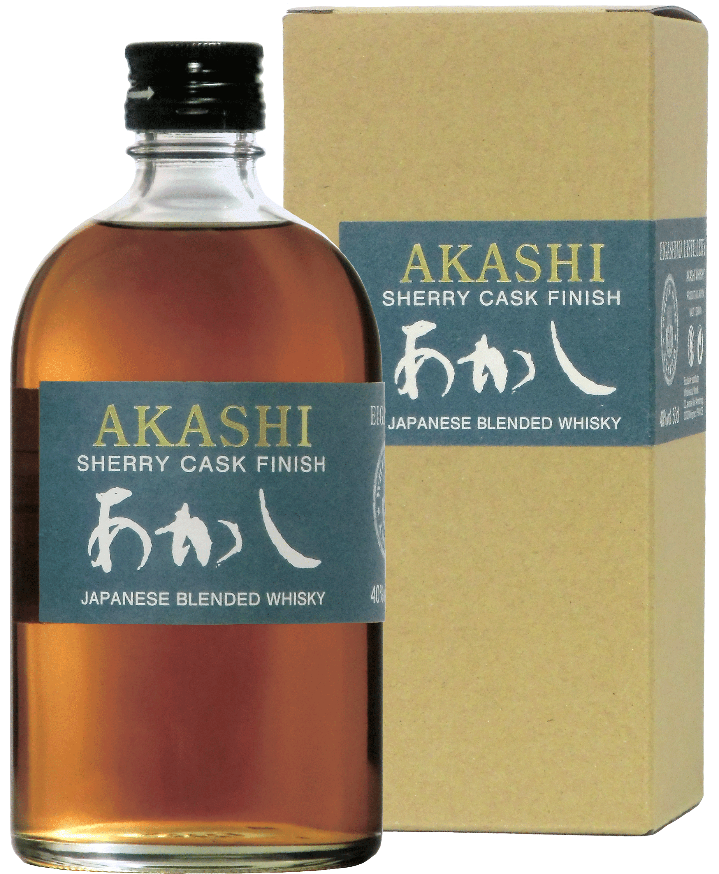 Whisky Blended Akashi Sherry Cask Finish - Japon, 40 % vol. - 50 cl