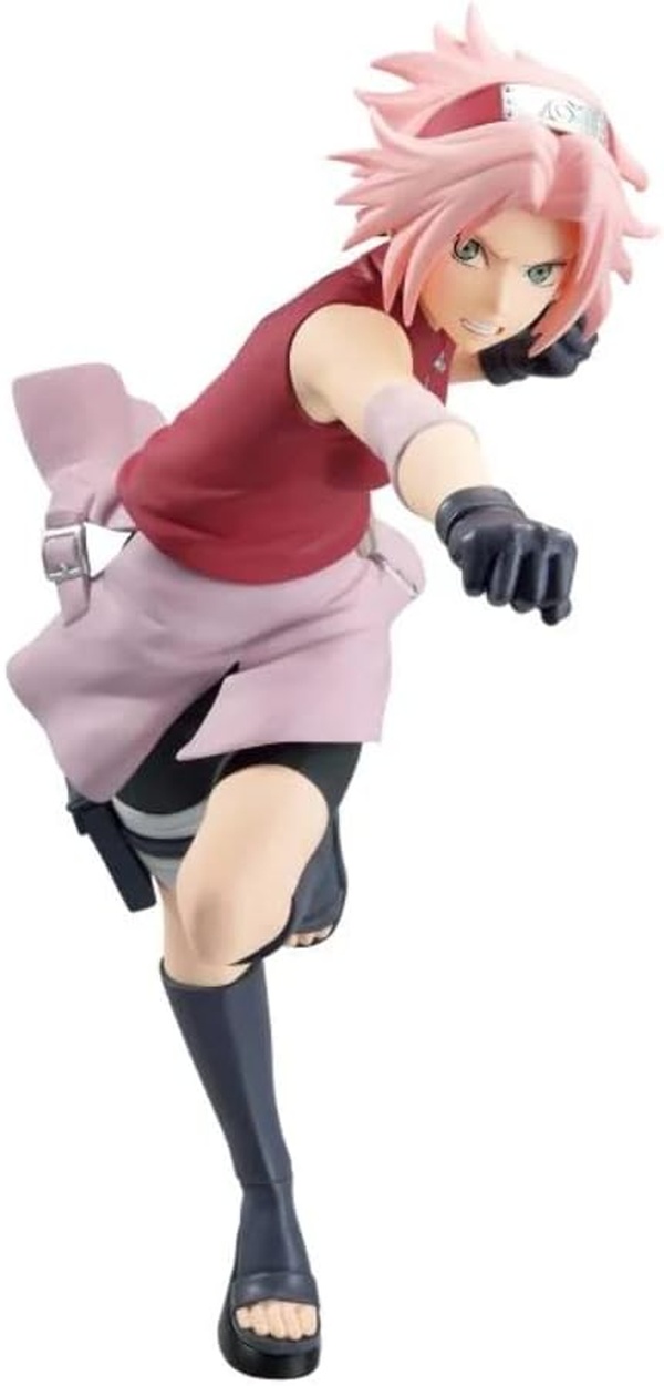 Figurine Naruto Shippuden Vibration Stars : Haruno Sakura + Hyuga Hinata (A : Haruno Sakura