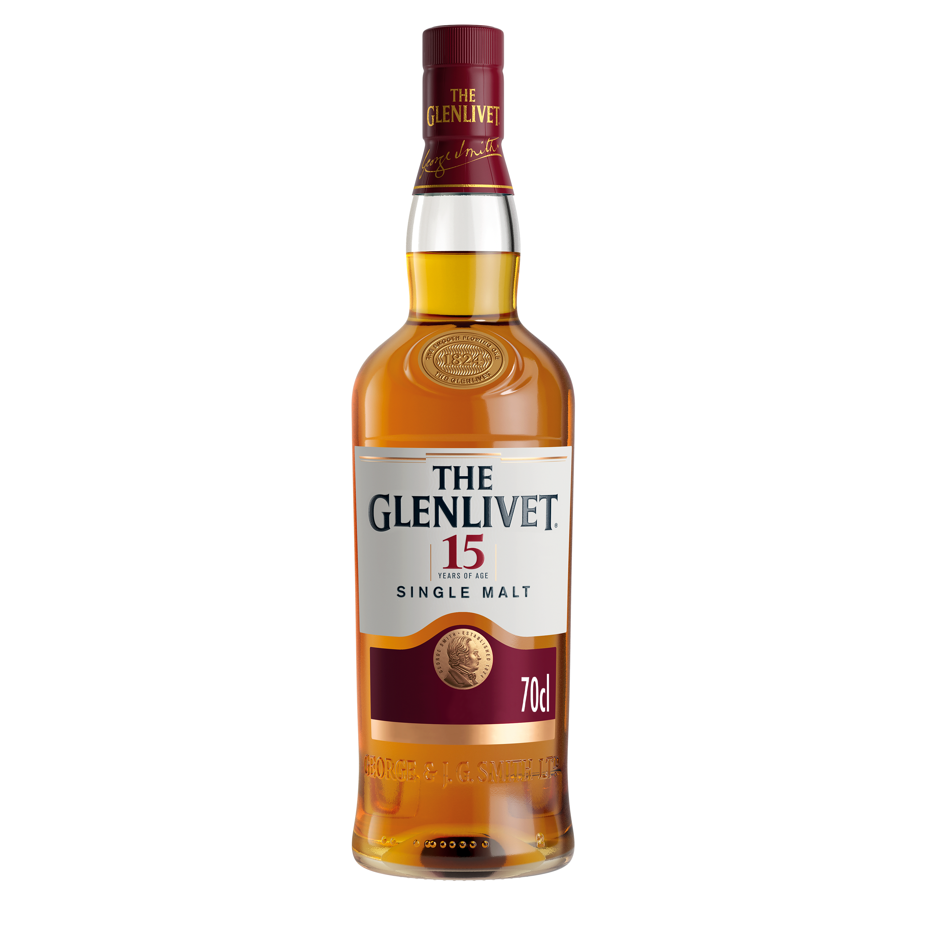 Whisky Single Malt Glenlivet French Oak Reserve 15 ans - Ecosse, 40% vol. - 70 cl