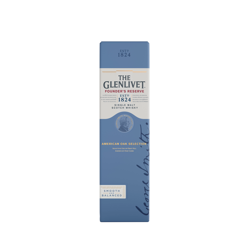 Whisky Single Malt Glenlivet Founders Reserve - Ecosse, 40% vol. - 70 cl