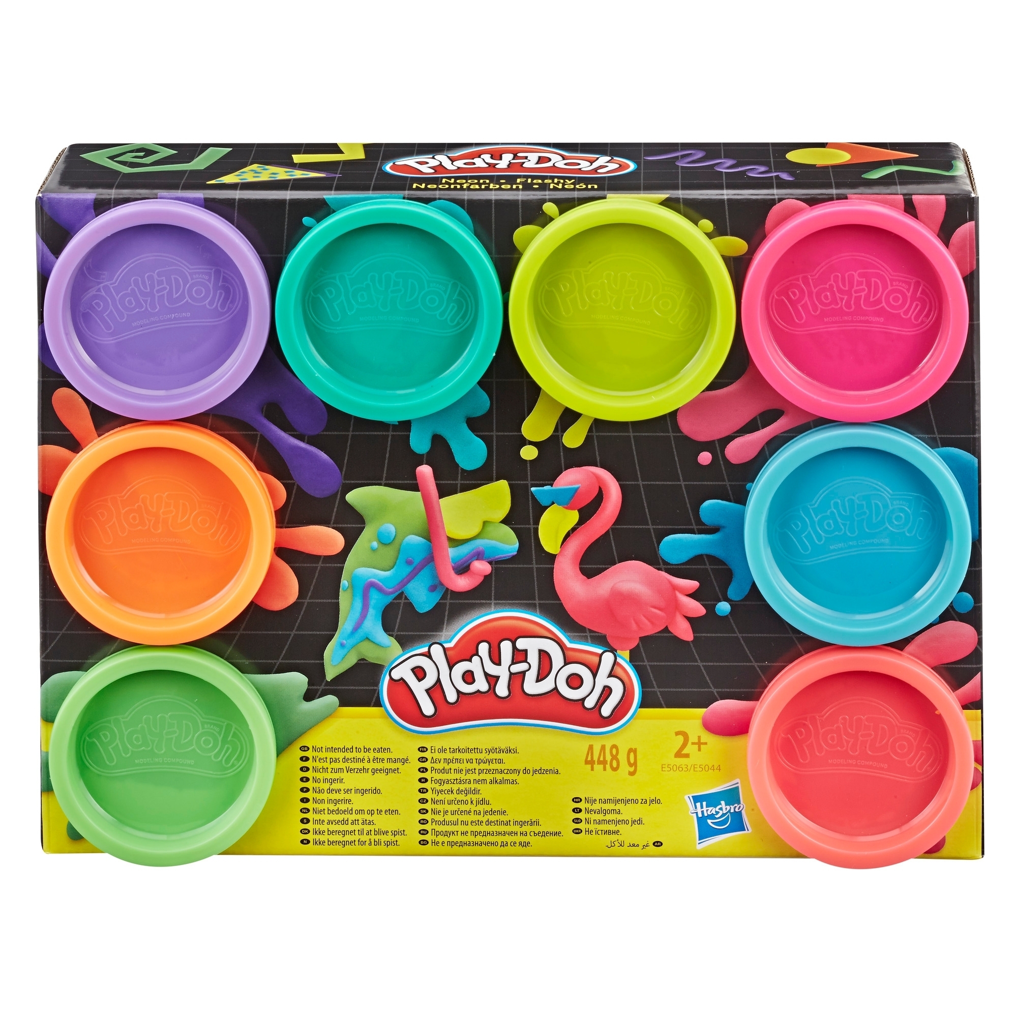 Play-Doh, 8 Pots de pate a modeler Arc-en-Ciel