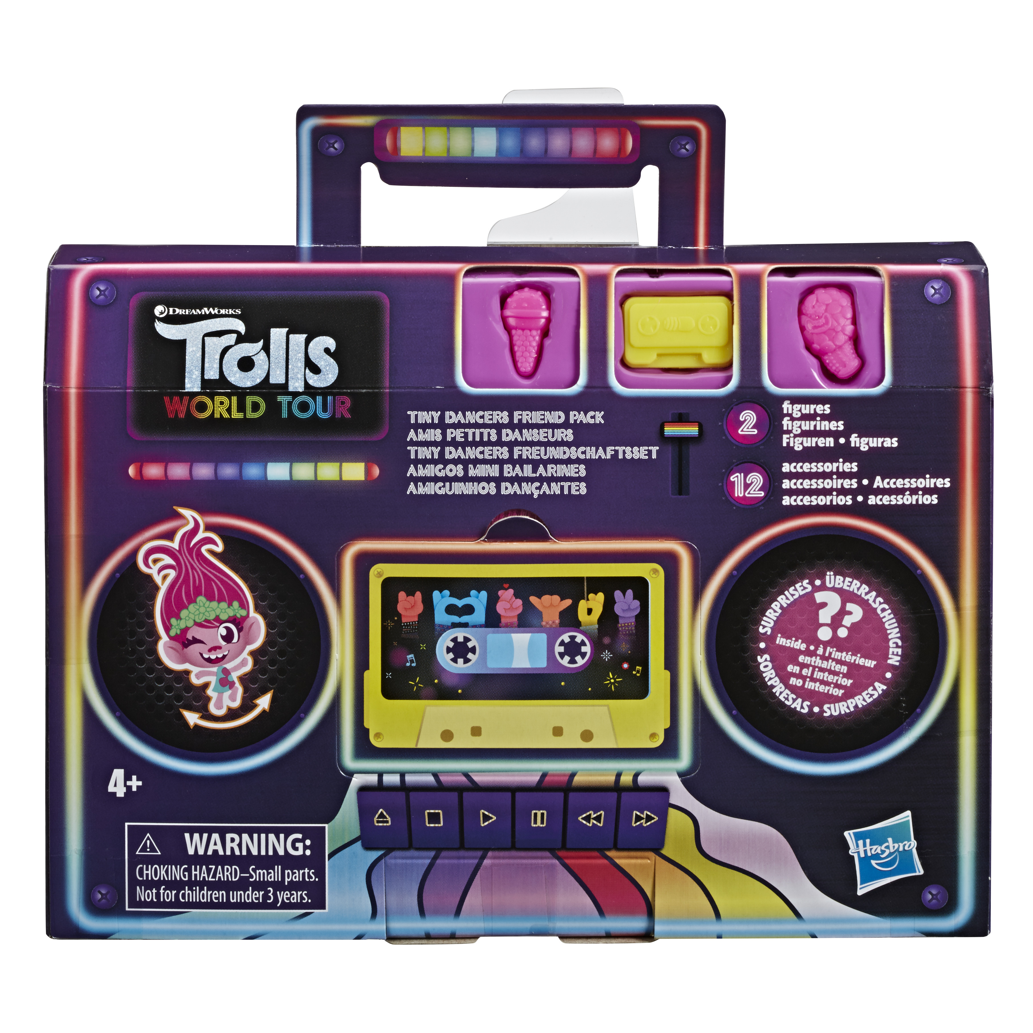 Les Trolls 2 : Tournée Mondiale De Dreamworks - Mini Figurines Amis Petits Danseurs - Trolls