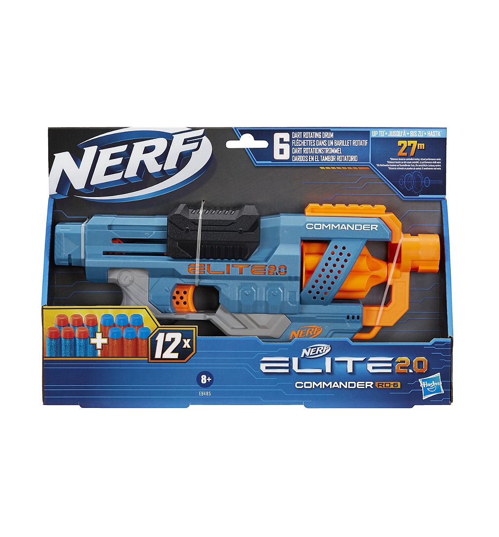 Nerf Elite 2.0 Guardian, blaster à fléchettes Commander RD-6